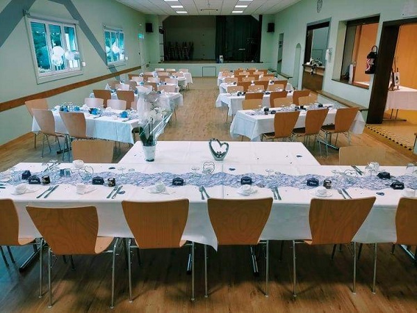 mise en place 65personnes